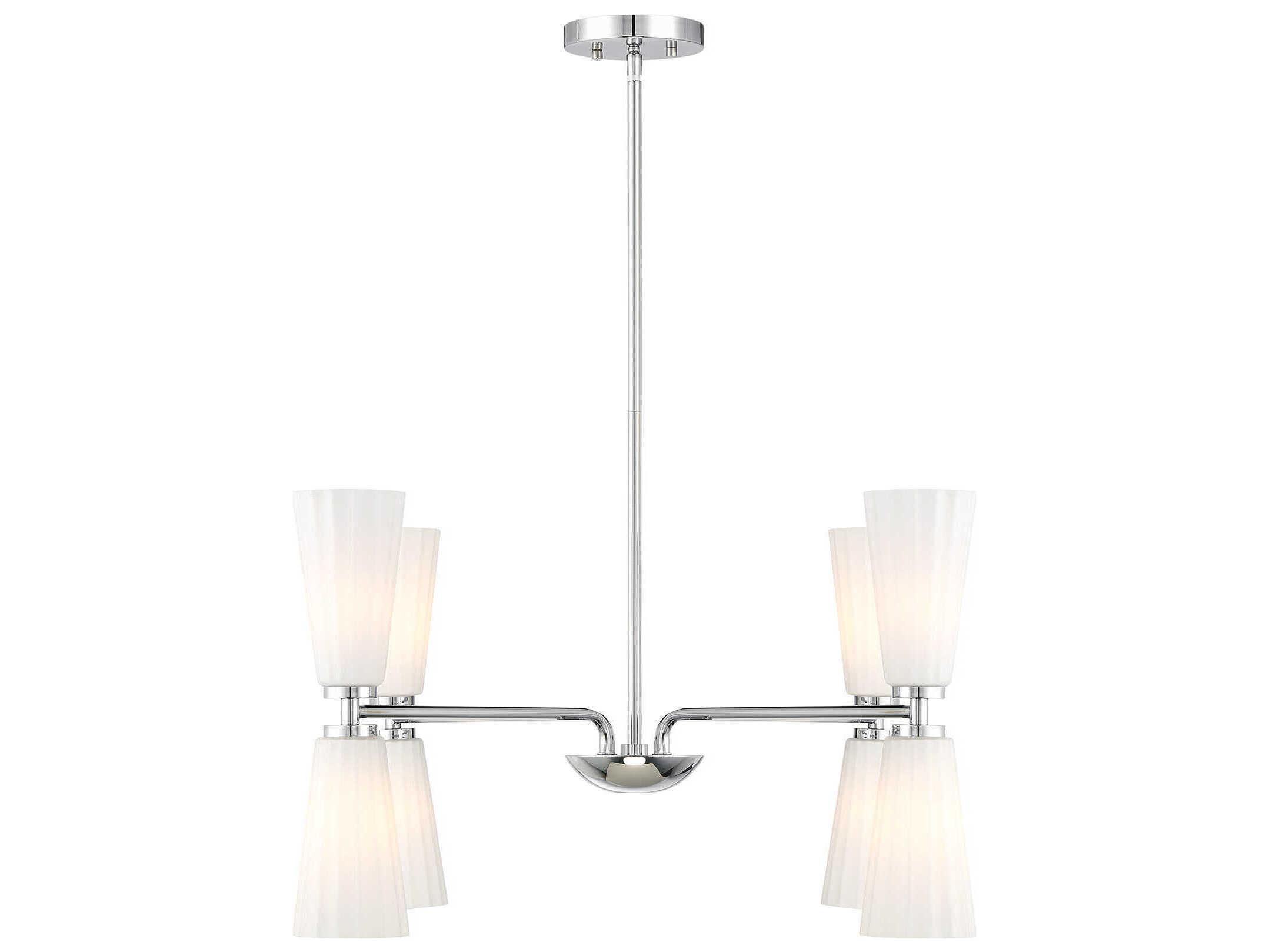 Savoy House Meridian 8-Light Chrome Chandelier