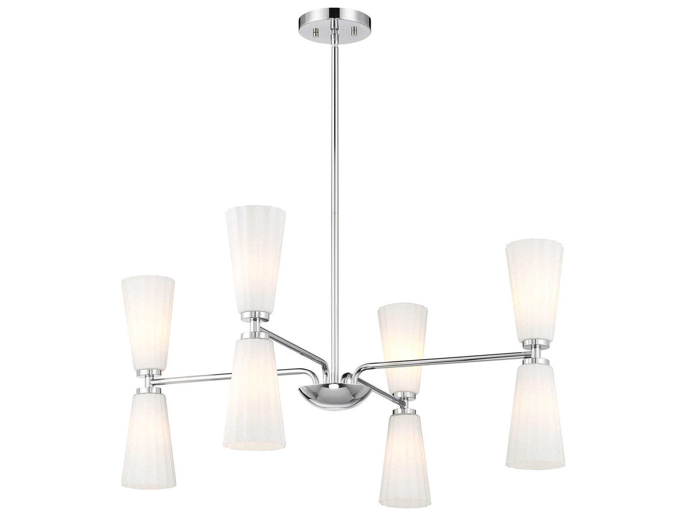 Savoy House Meridian 8-Light Chrome Chandelier