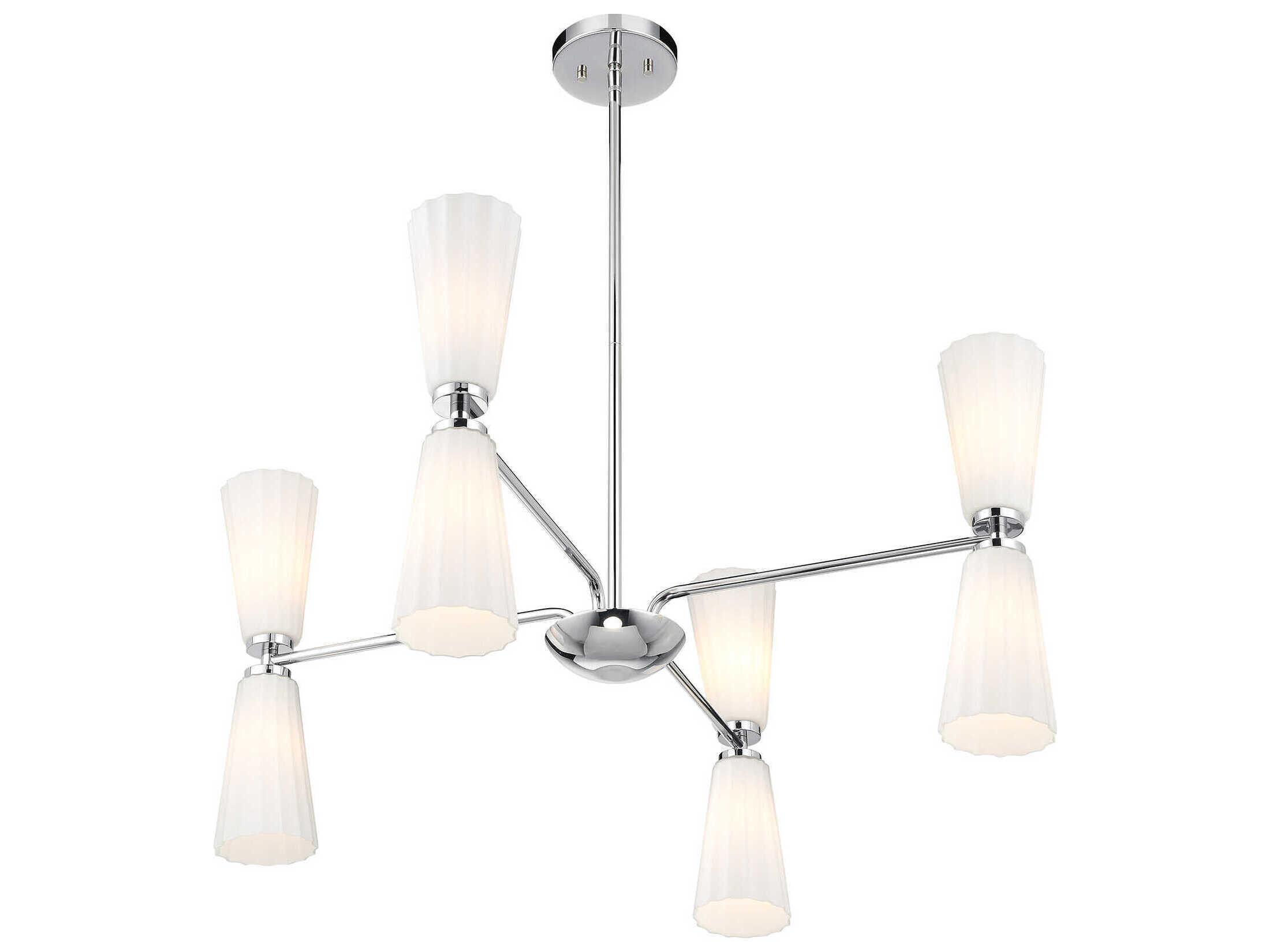 Savoy House Meridian 8-Light Chrome Chandelier