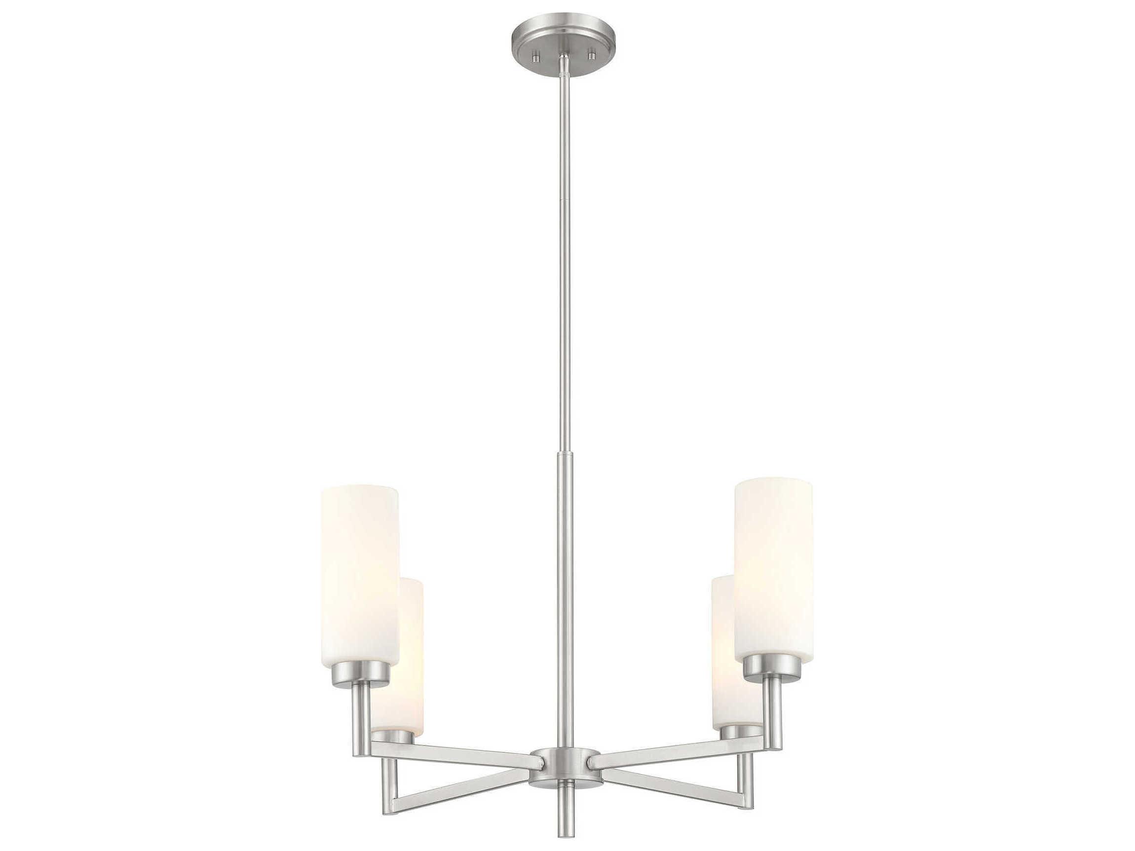 Savoy House Meridian 4-Light Brushed Nickel Chandelier