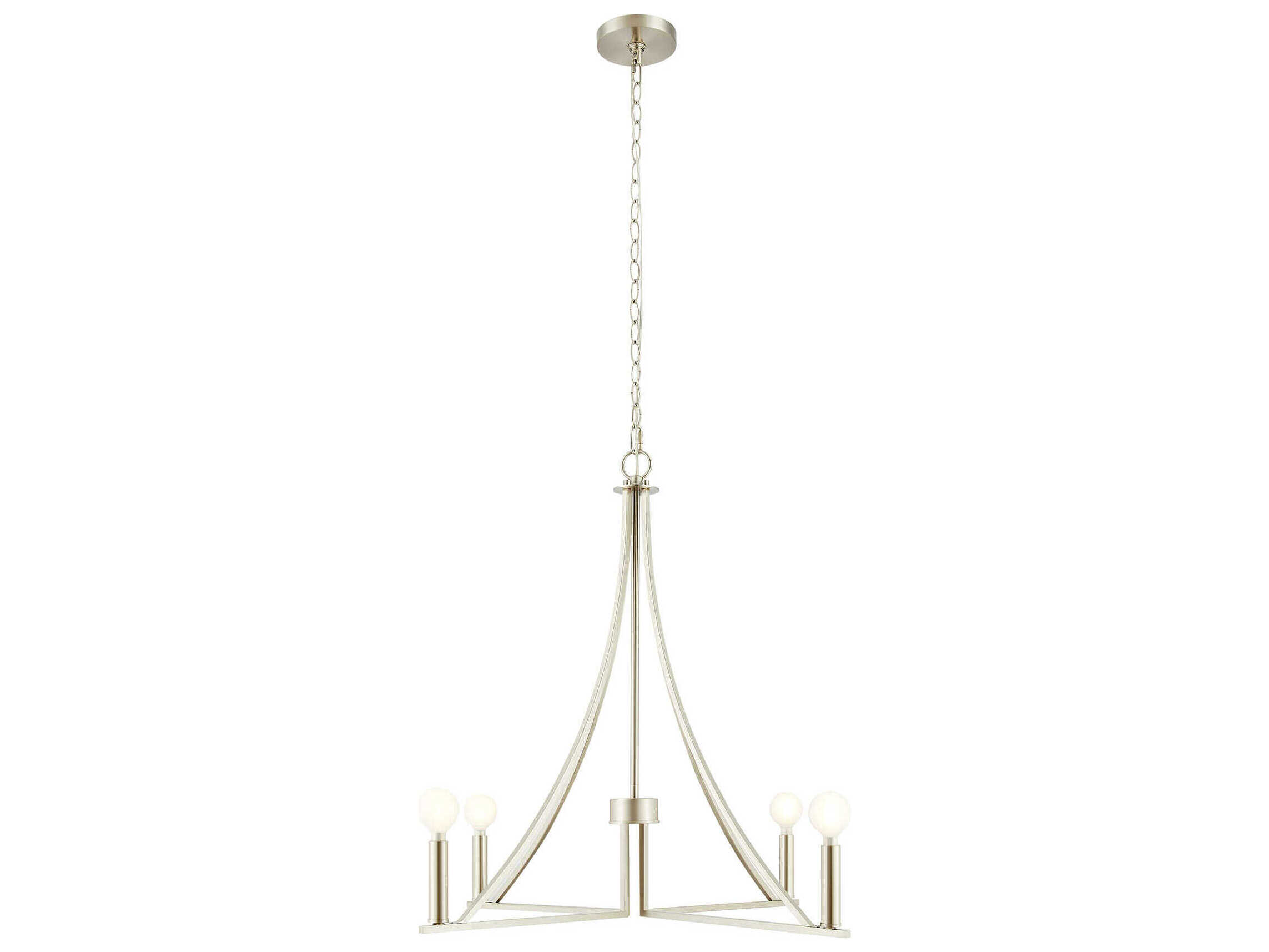Savoy House Meridian 4-Light Brushed Nickel Chandelier