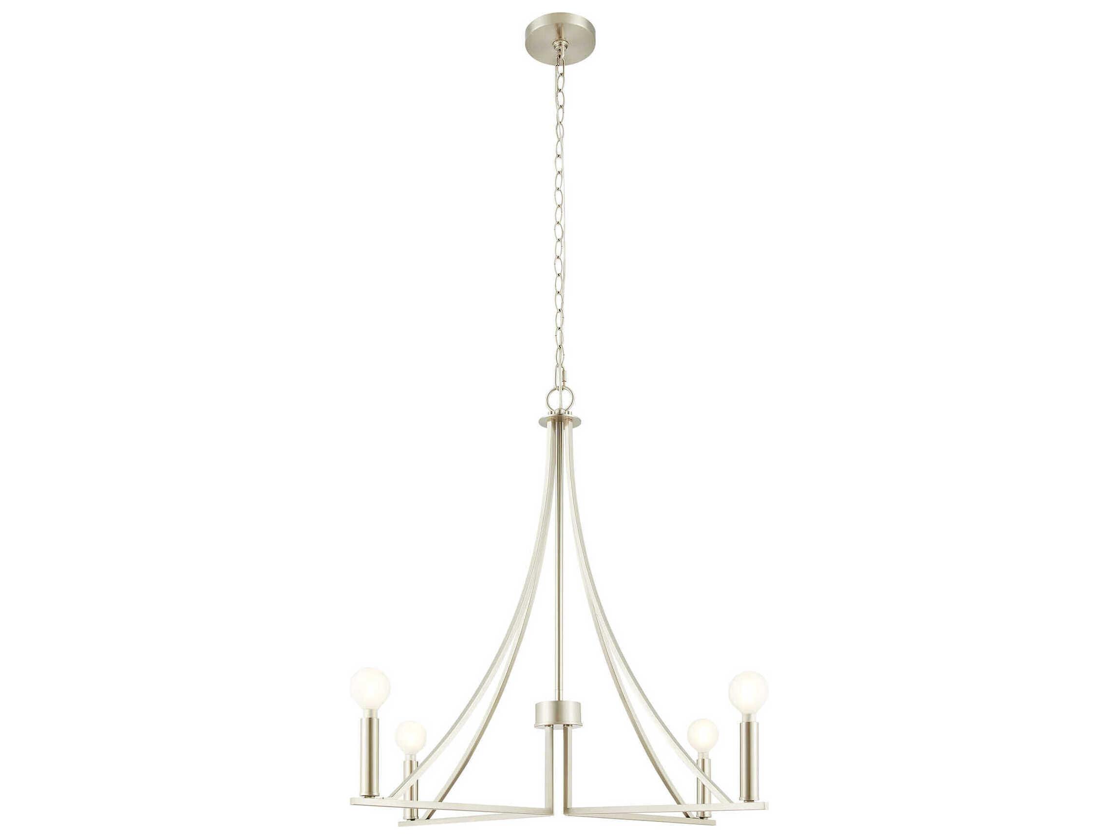 Savoy House Meridian 4-Light Brushed Nickel Chandelier