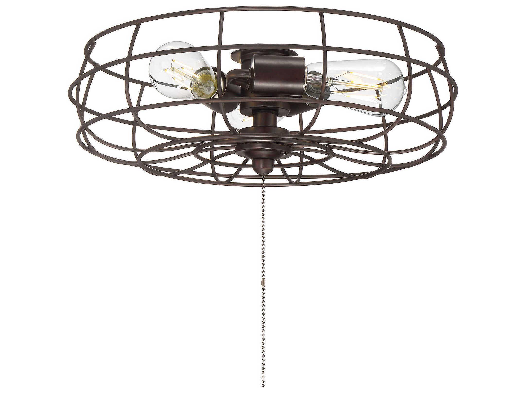 Savoy House Meridian Oil Rubbed Bronze 3 - Light Fan Light Kit