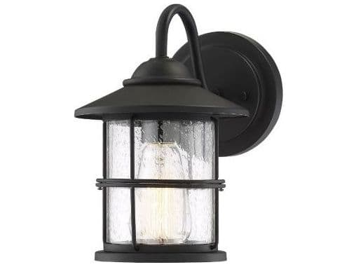 Savoy House Meridian 1 - Light Glass Outdoor Wall Light