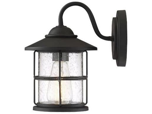 Savoy House Meridian 1 - Light Glass Outdoor Wall Light