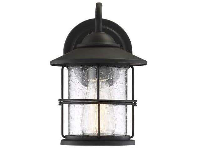 Savoy House Meridian 1 - Light Glass Outdoor Wall Light