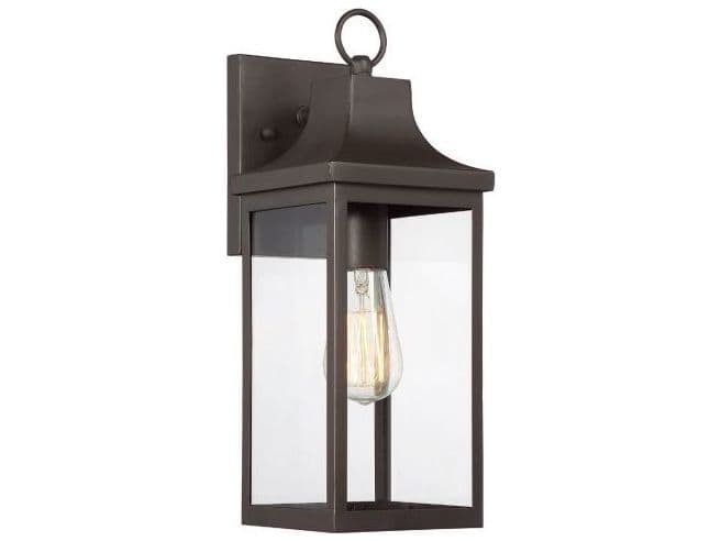 Savoy House Meridian 1 - Light Glass Outdoor Wall Light