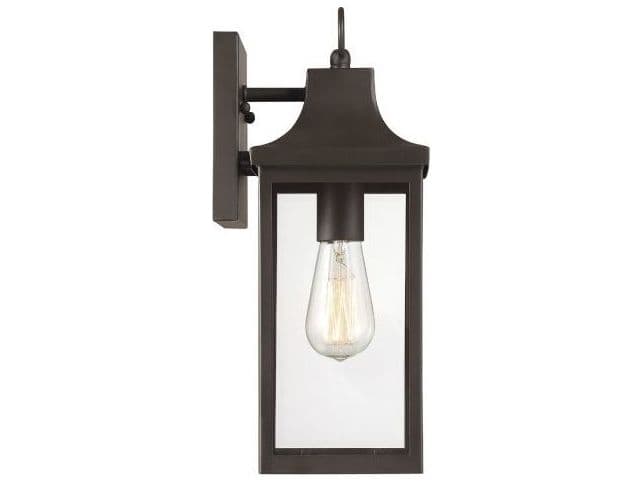 Savoy House Meridian 1 - Light Glass Outdoor Wall Light
