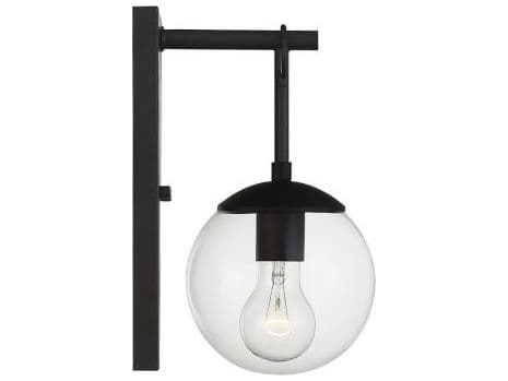 Savoy House Meridian 1 - Light Glass Outdoor Wall Light with Clear