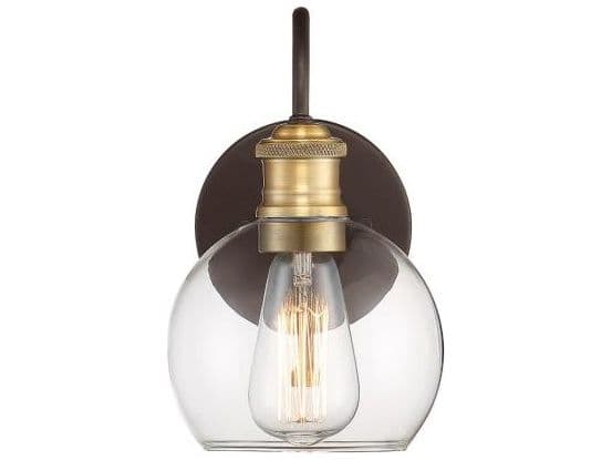 Savoy House Meridian 1 - Light Glass Outdoor Wall Light