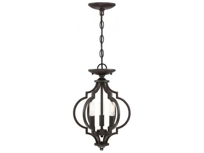 Savoy House Meridian 3-Light Oil Rubbed Bronze Mini Pendant
