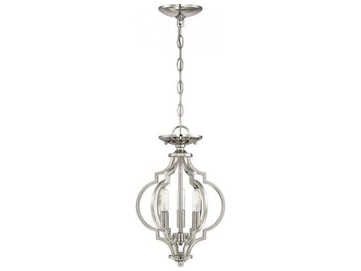 Savoy House Meridian 3-Light Polished Nickel Mini Pendant
