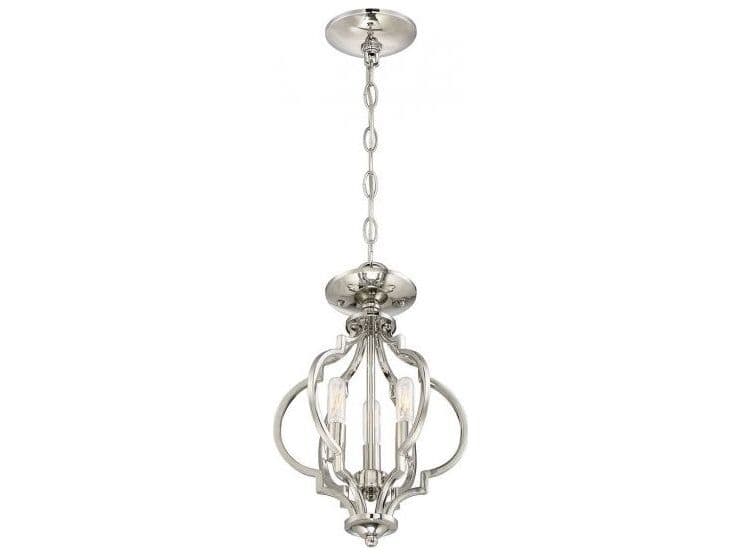 Savoy House Meridian 3-Light Polished Nickel Mini Pendant