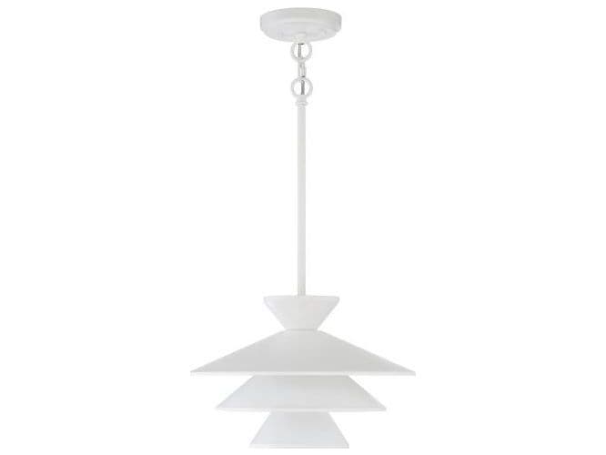 Savoy House Meridian 1-Light White Pendant