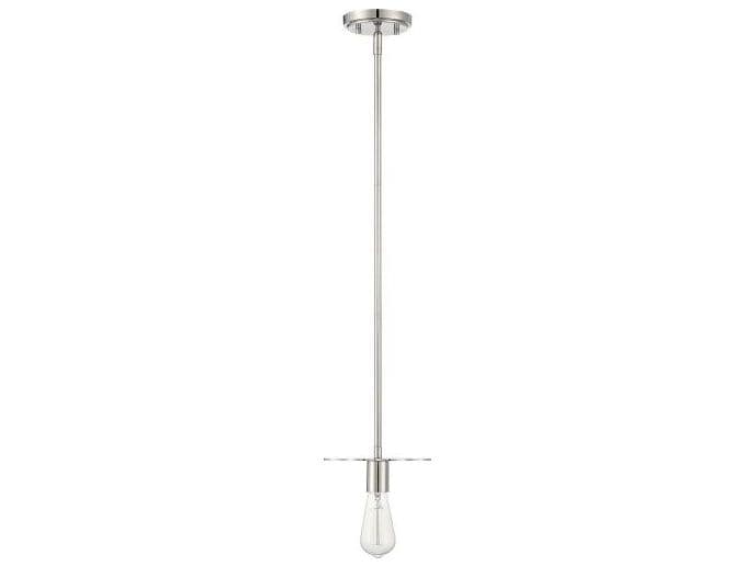 Savoy House Meridian 1-Light Polished Nickel Mini Pendant