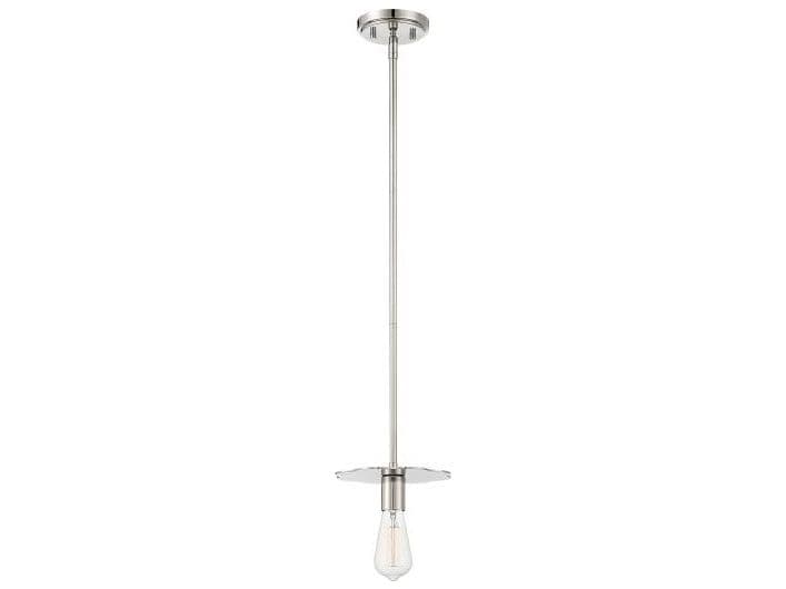 Savoy House Meridian 1-Light Polished Nickel Mini Pendant