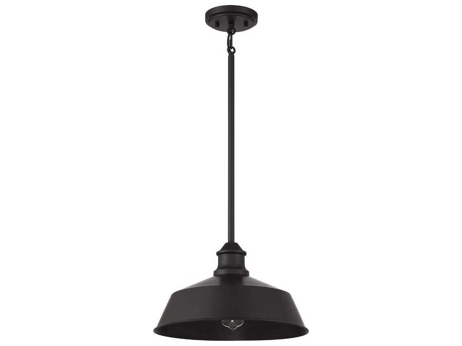 Savoy House Meridian 1-Light Oil Rubbed Bronze Black Bowl Pendant