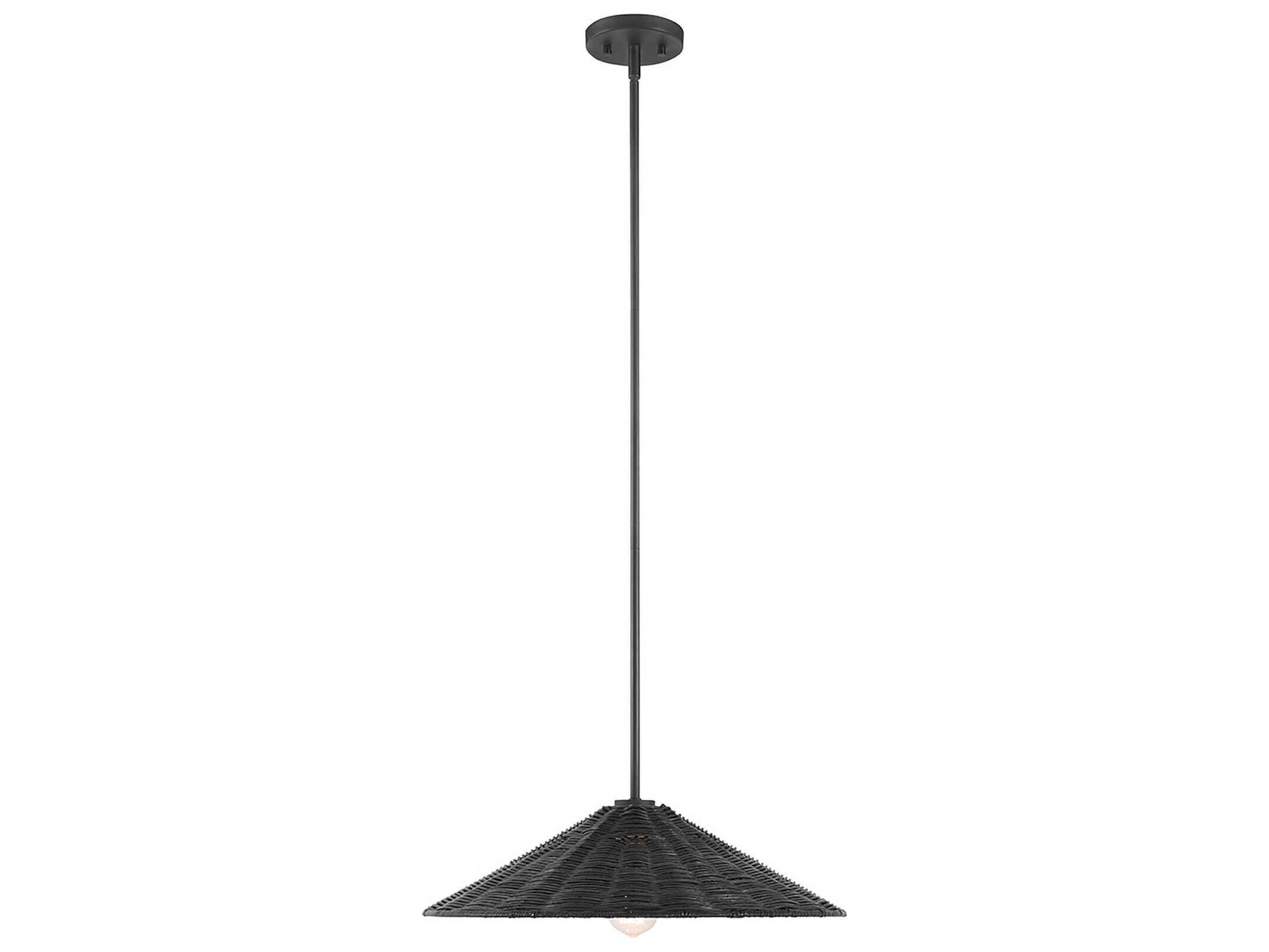 Savoy House Meridian 1-Light Matte Black Pendant