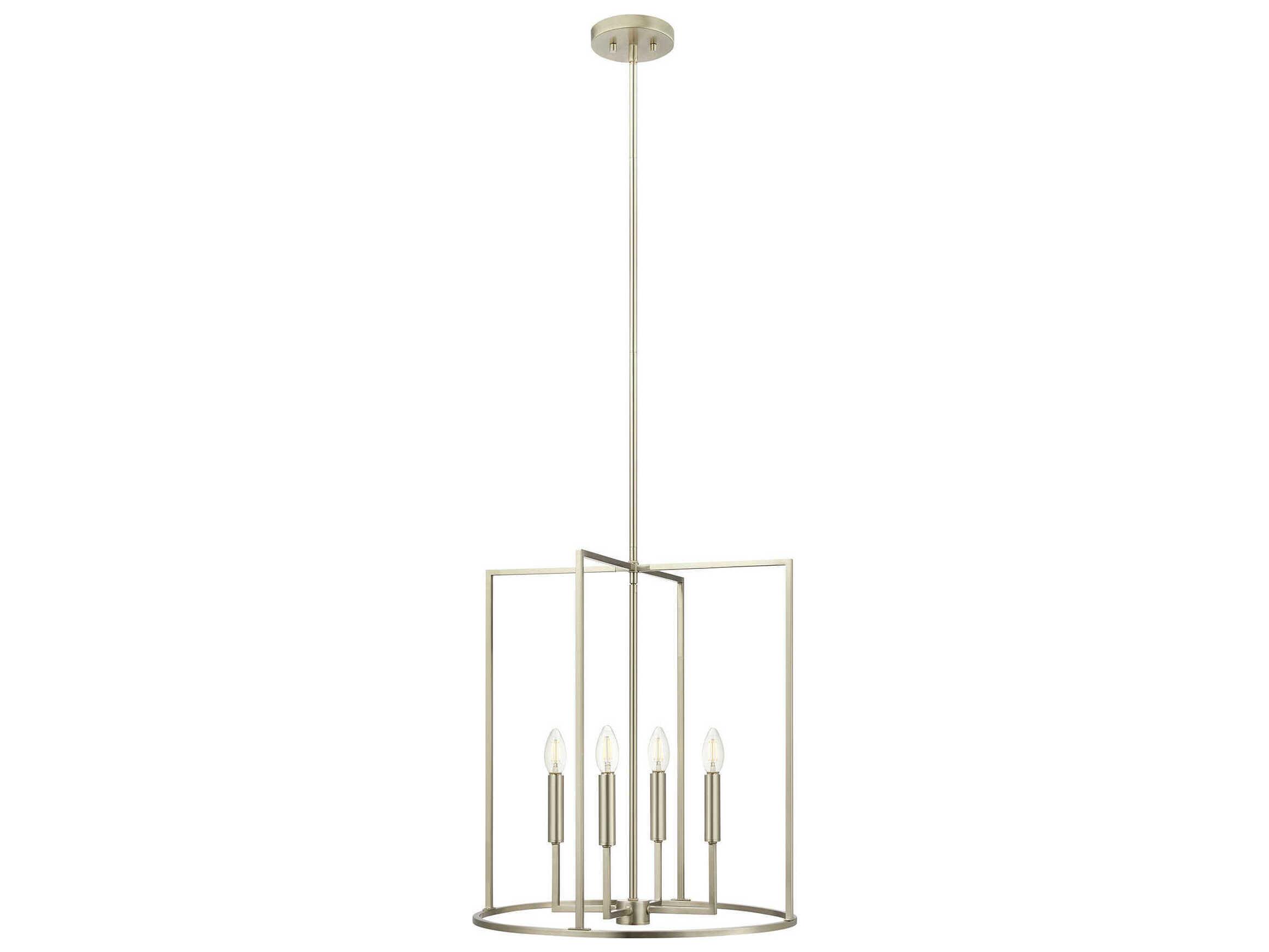 Savoy House Meridian 4-Light Brushed Nickel Pendant