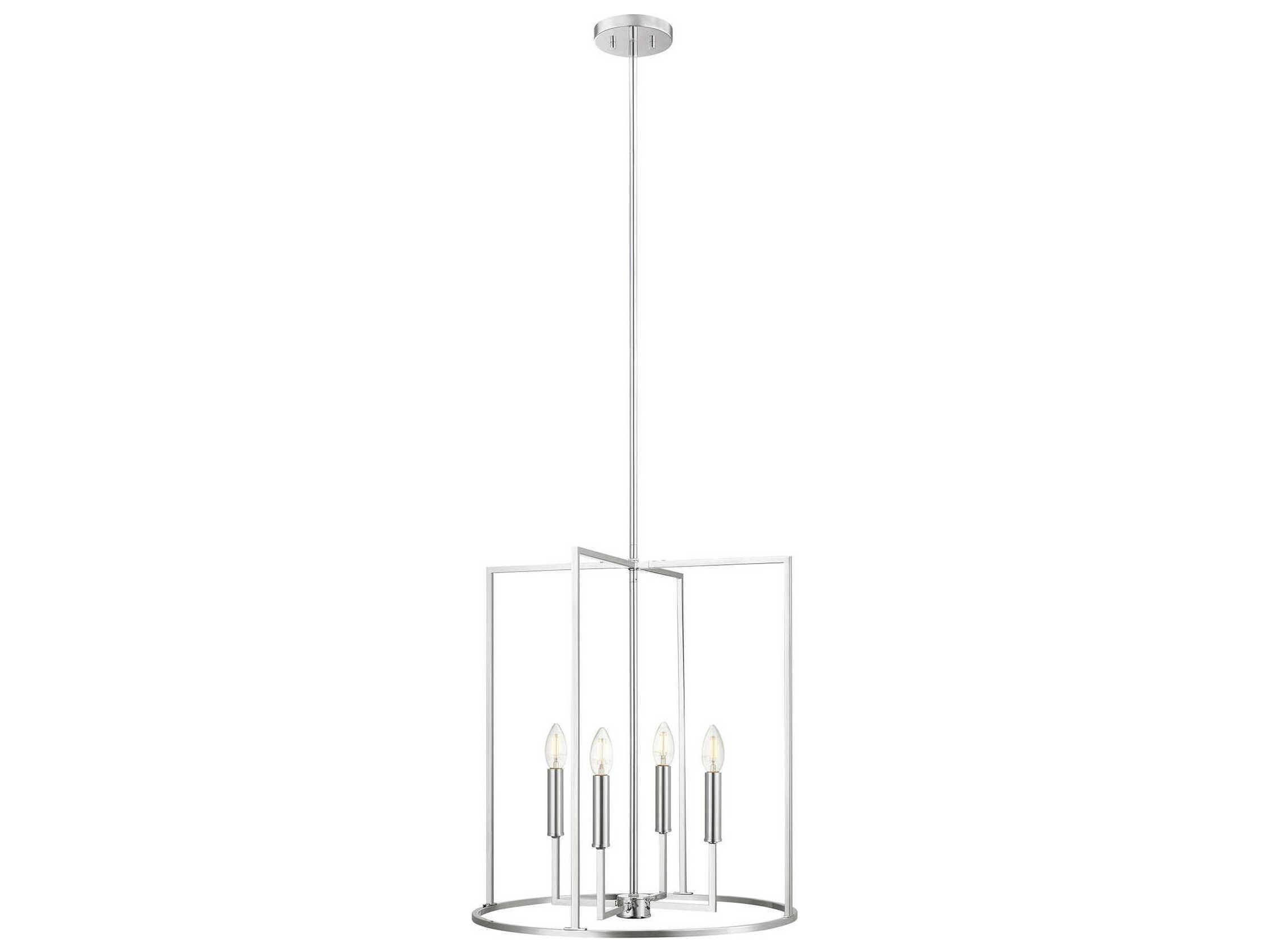 Savoy House Meridian 4-Light Chrome Pendant