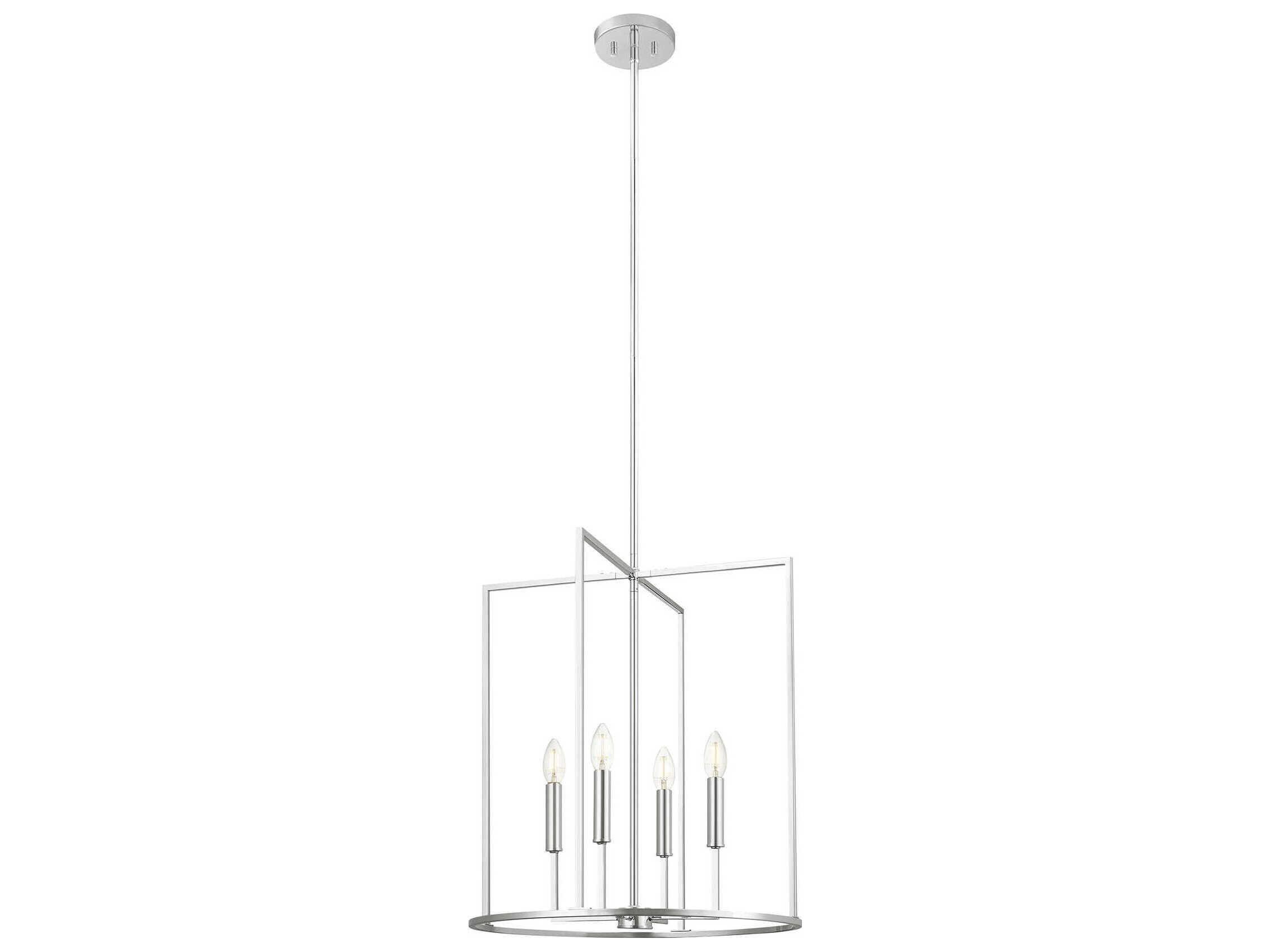 Savoy House Meridian 4-Light Chrome Pendant