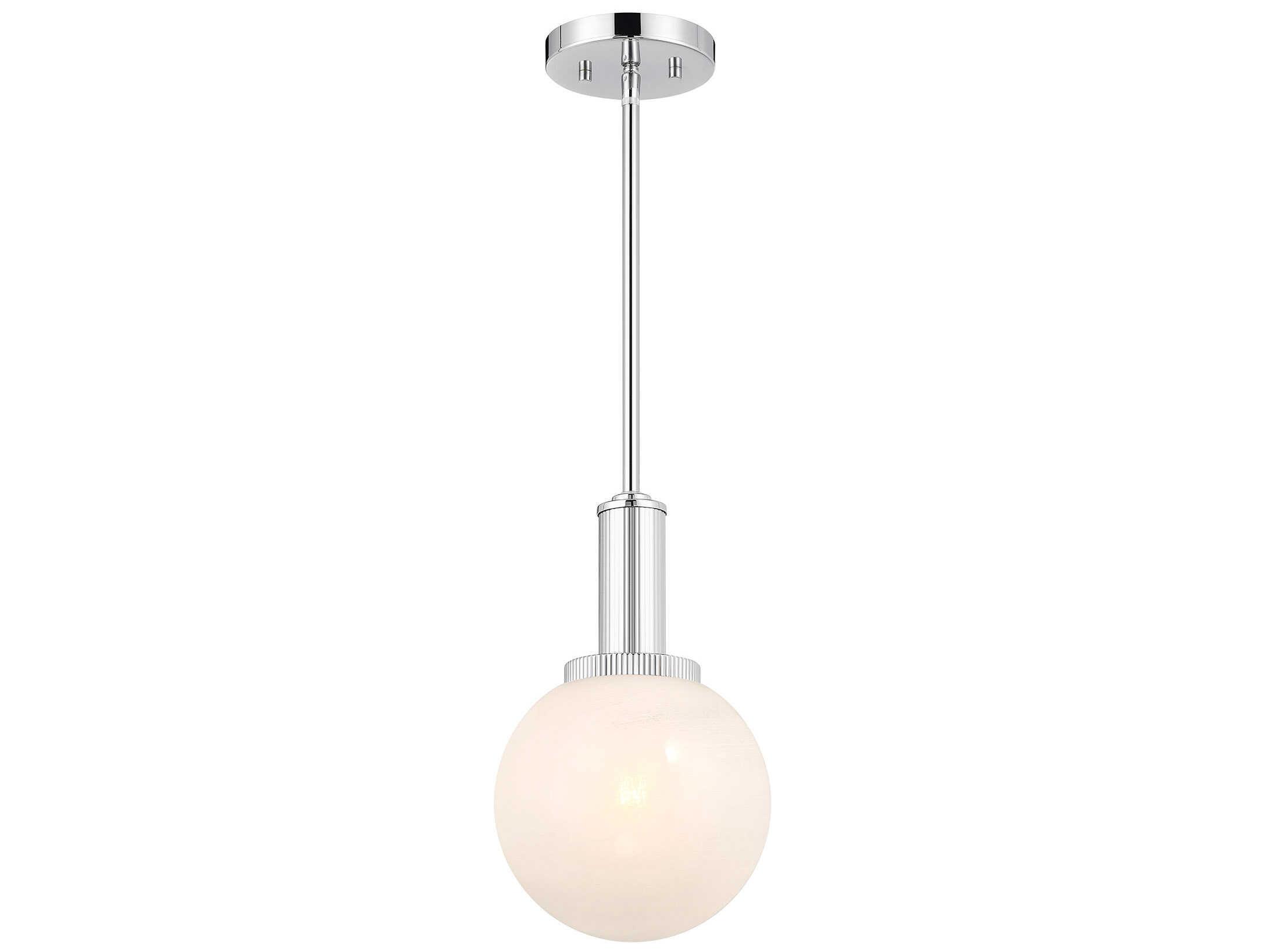 Savoy House Meridian 1-Light Chrome Globe Mini Pendant