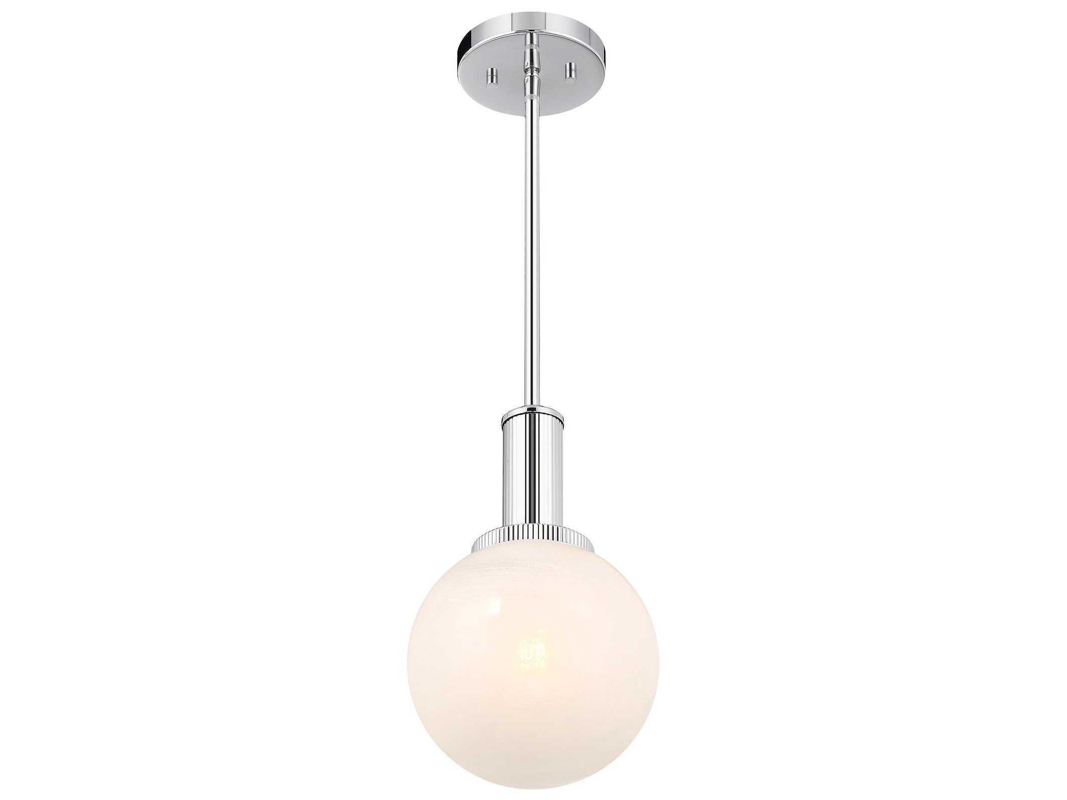 Savoy House Meridian 1-Light Chrome Globe Mini Pendant
