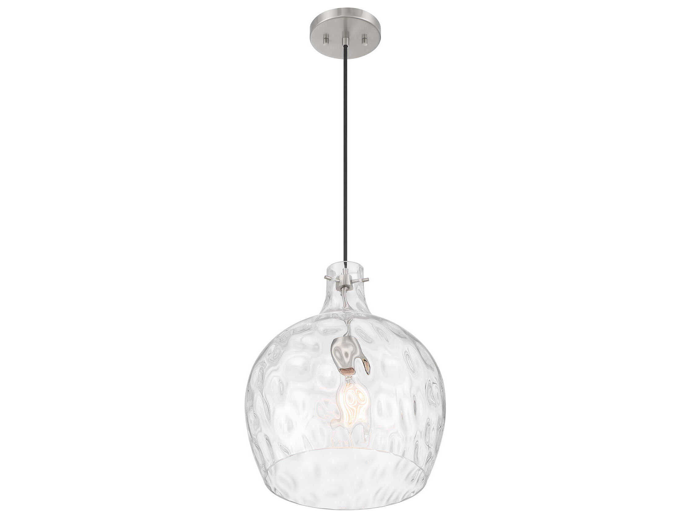 Savoy House Meridian 1-Light Brushed Nickel Pendant