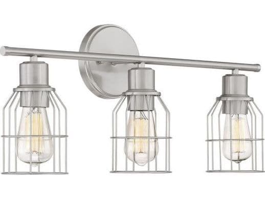 Savoy House Meridian 3-Light Brushed Nickel Vanity Light