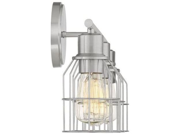 Savoy House Meridian 3-Light Brushed Nickel Vanity Light