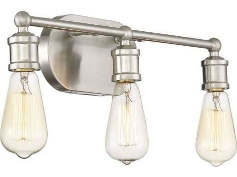 Savoy House Meridian 3-Light Brushed Nickel Vanity Light
