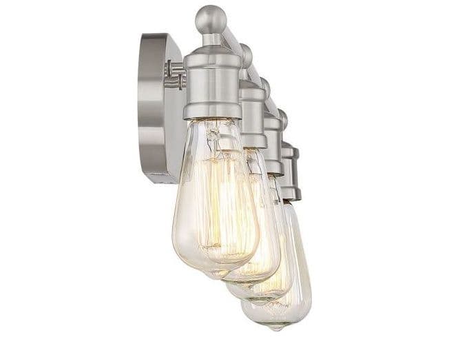 Savoy House Meridian 4-Light Brushed Nickel Vanity Light