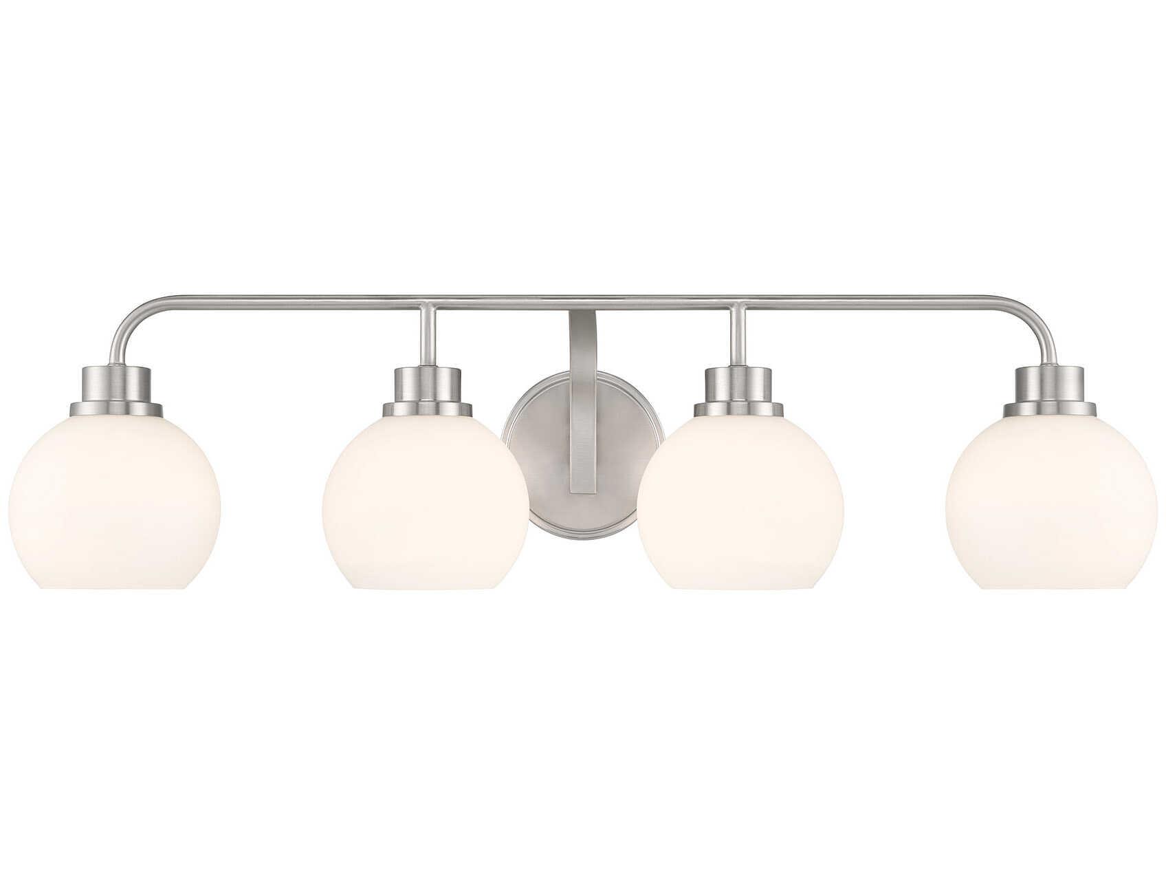 Savoy House Meridian 4-Light Brushed Nickel Vanity Light