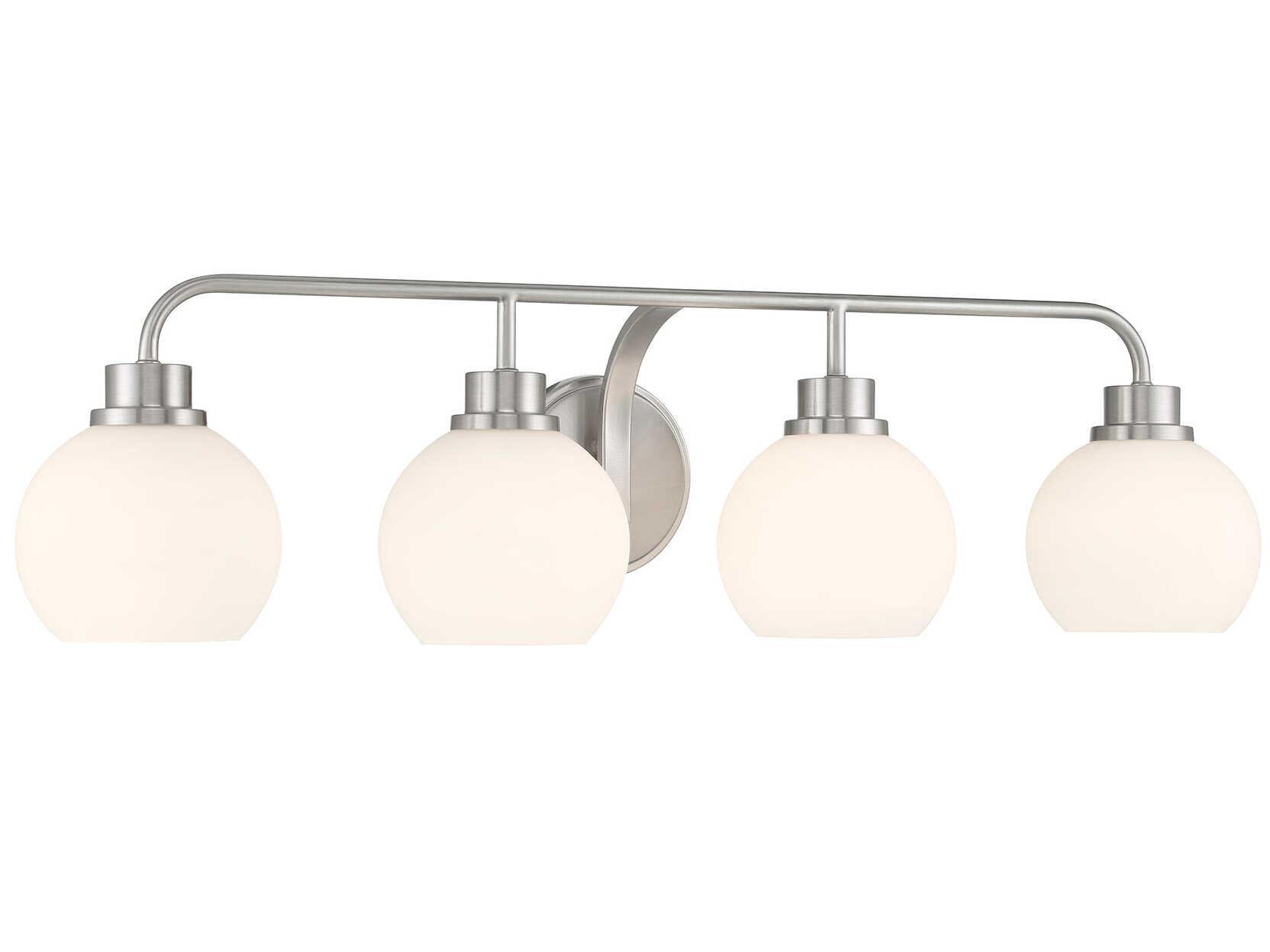 Savoy House Meridian 4-Light Brushed Nickel Vanity Light