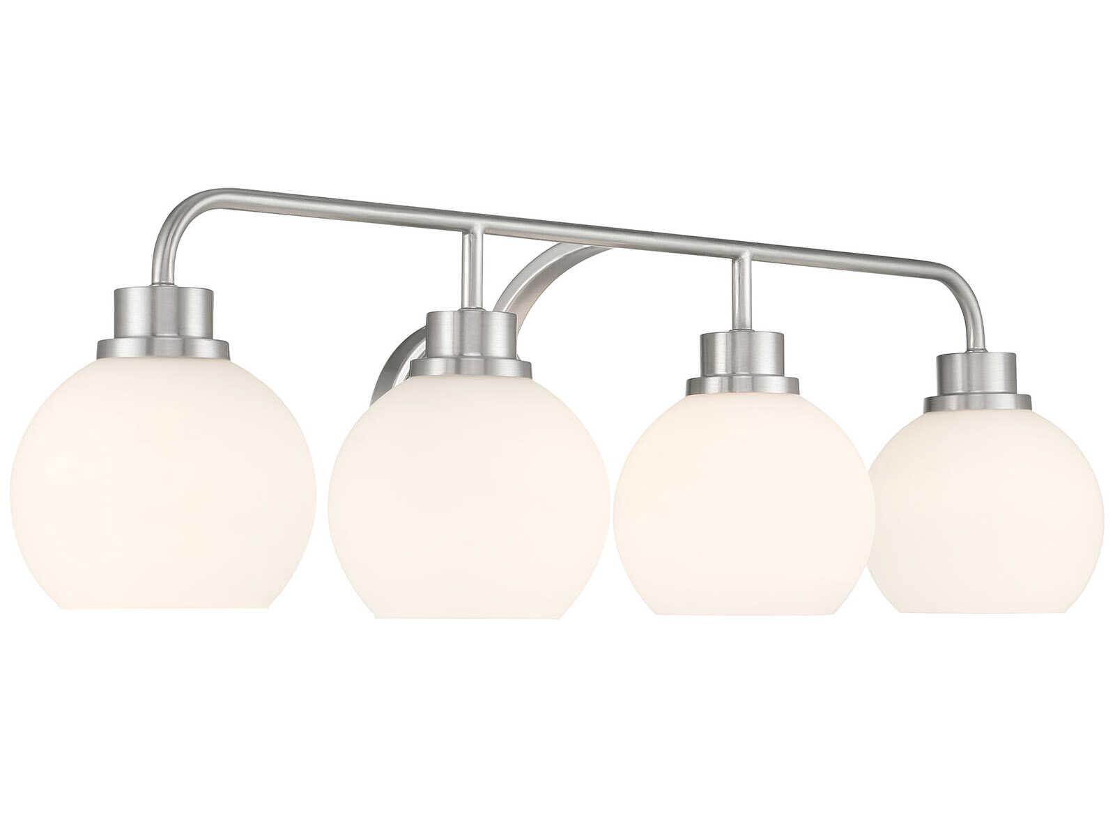 Savoy House Meridian 4-Light Brushed Nickel Vanity Light