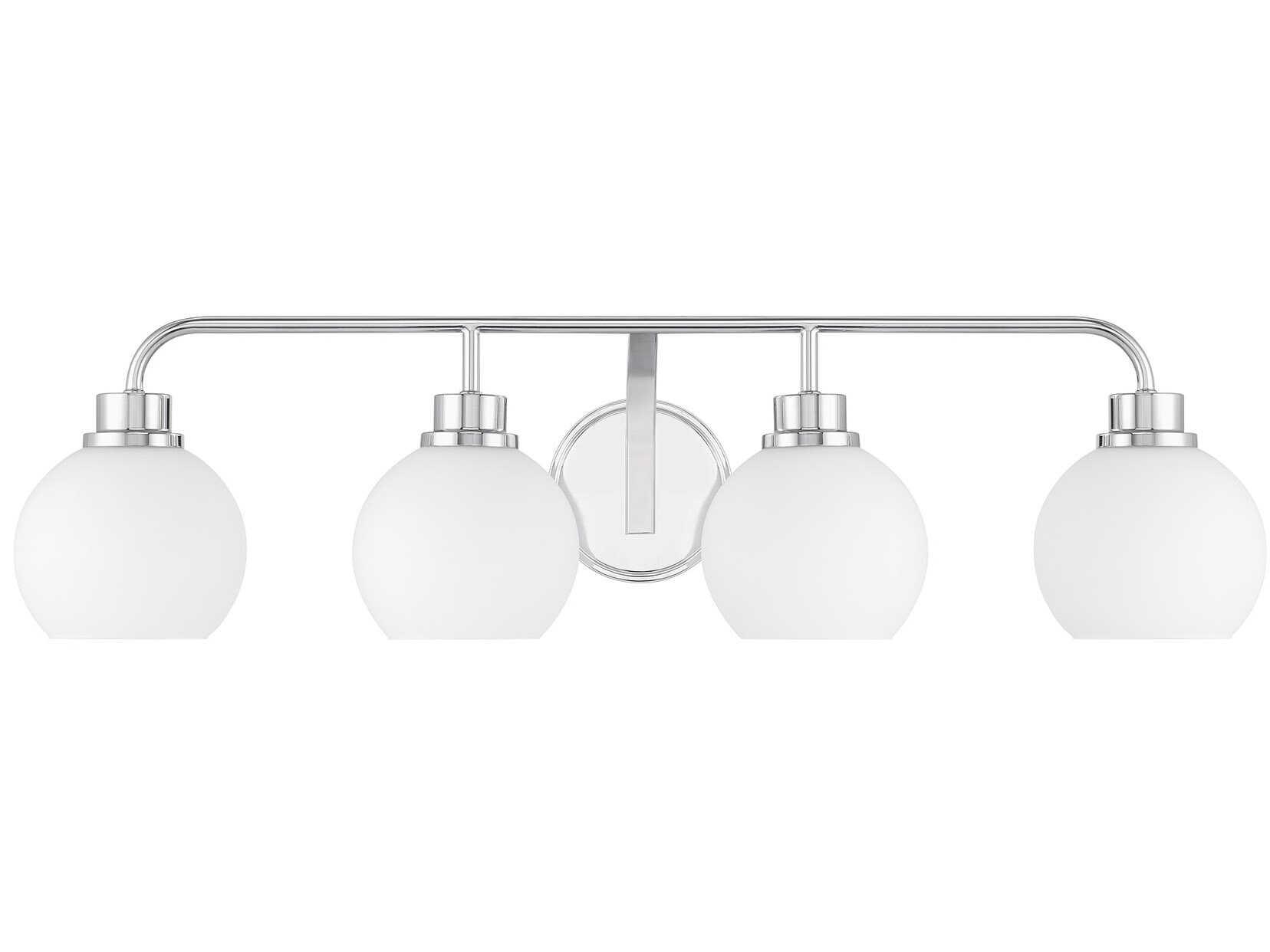 Savoy House Meridian 4-Light Chrome Vanity Light