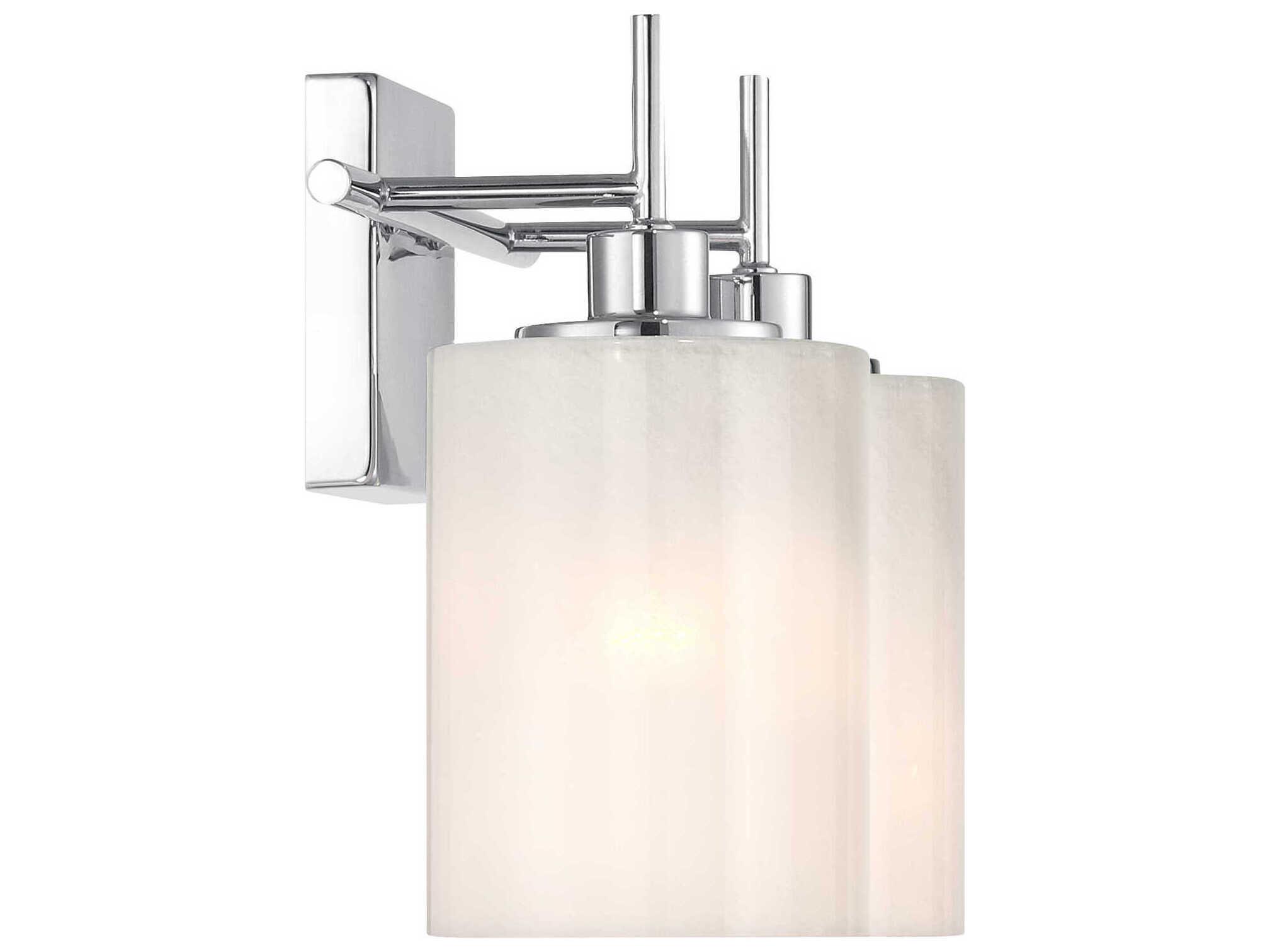 Savoy House Meridian 2-Light Chrome Vanity Light