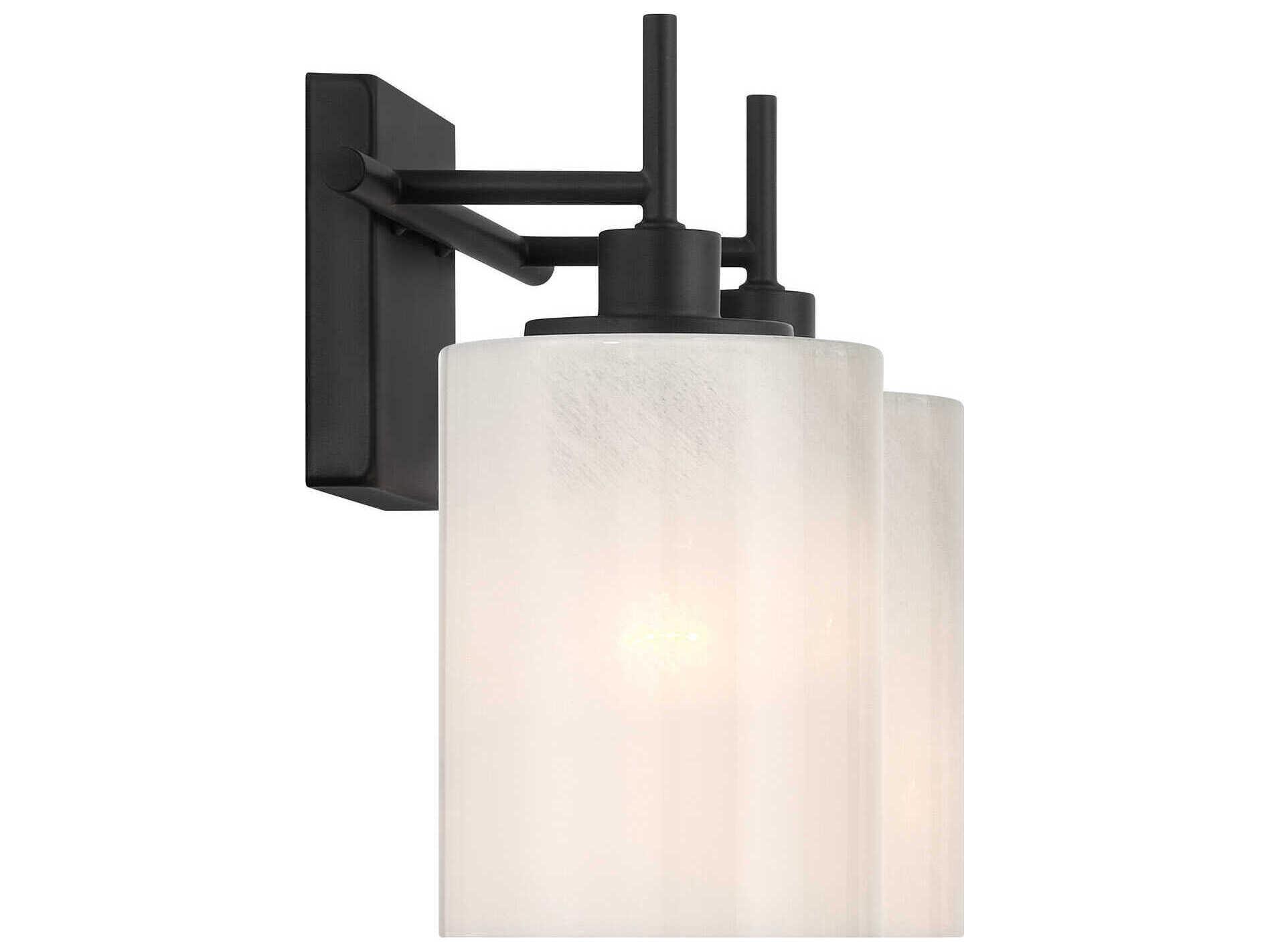 Savoy House Meridian 2-Light Matte Black Vanity Light