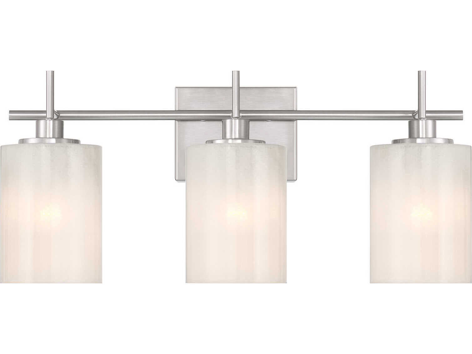 Savoy House Meridian 3-Light Brushed Nickel Vanity Light