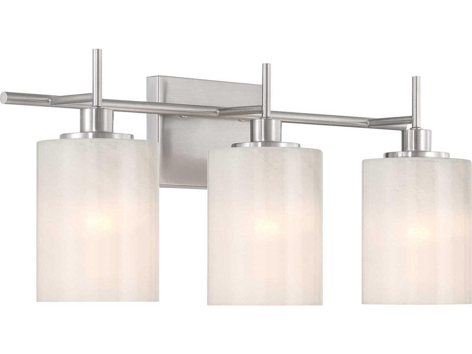 Savoy House Meridian 3-Light Brushed Nickel Vanity Light