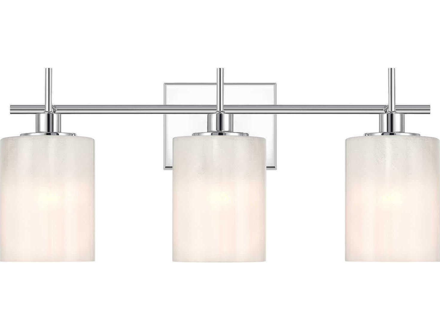 Savoy House Meridian 3-Light Chrome Vanity Light