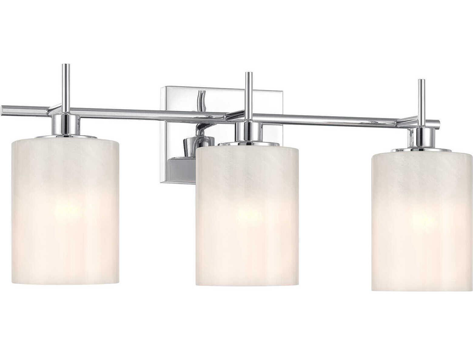 Savoy House Meridian 3-Light Chrome Vanity Light