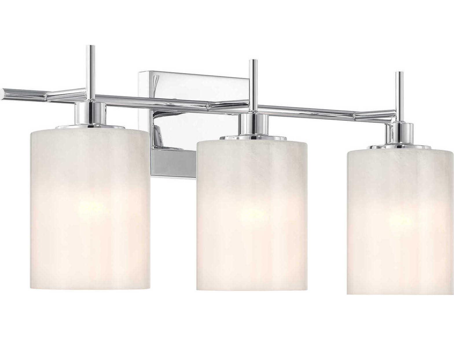 Savoy House Meridian 3-Light Chrome Vanity Light