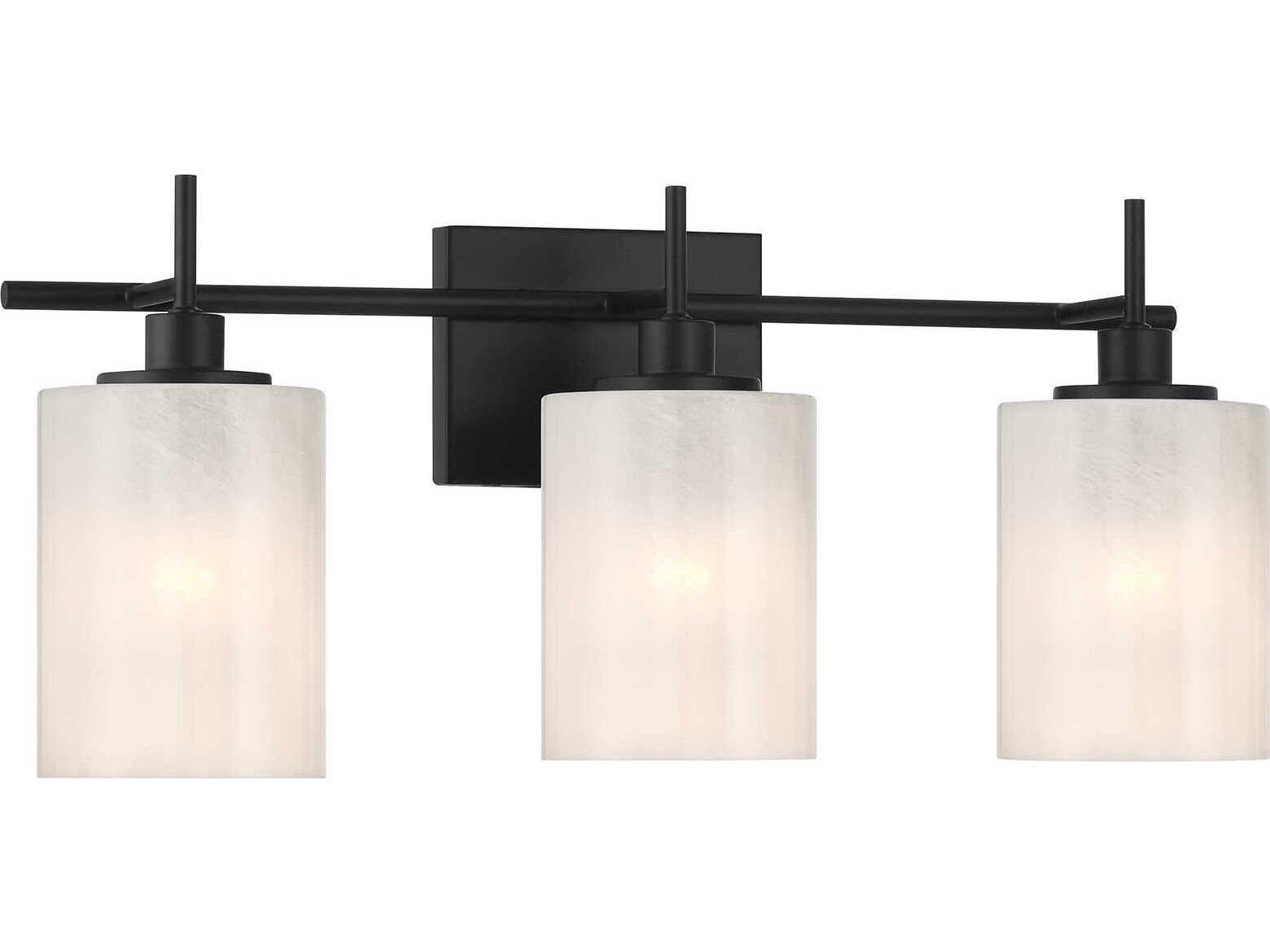Savoy House Meridian 3-Light Matte Black Vanity Light