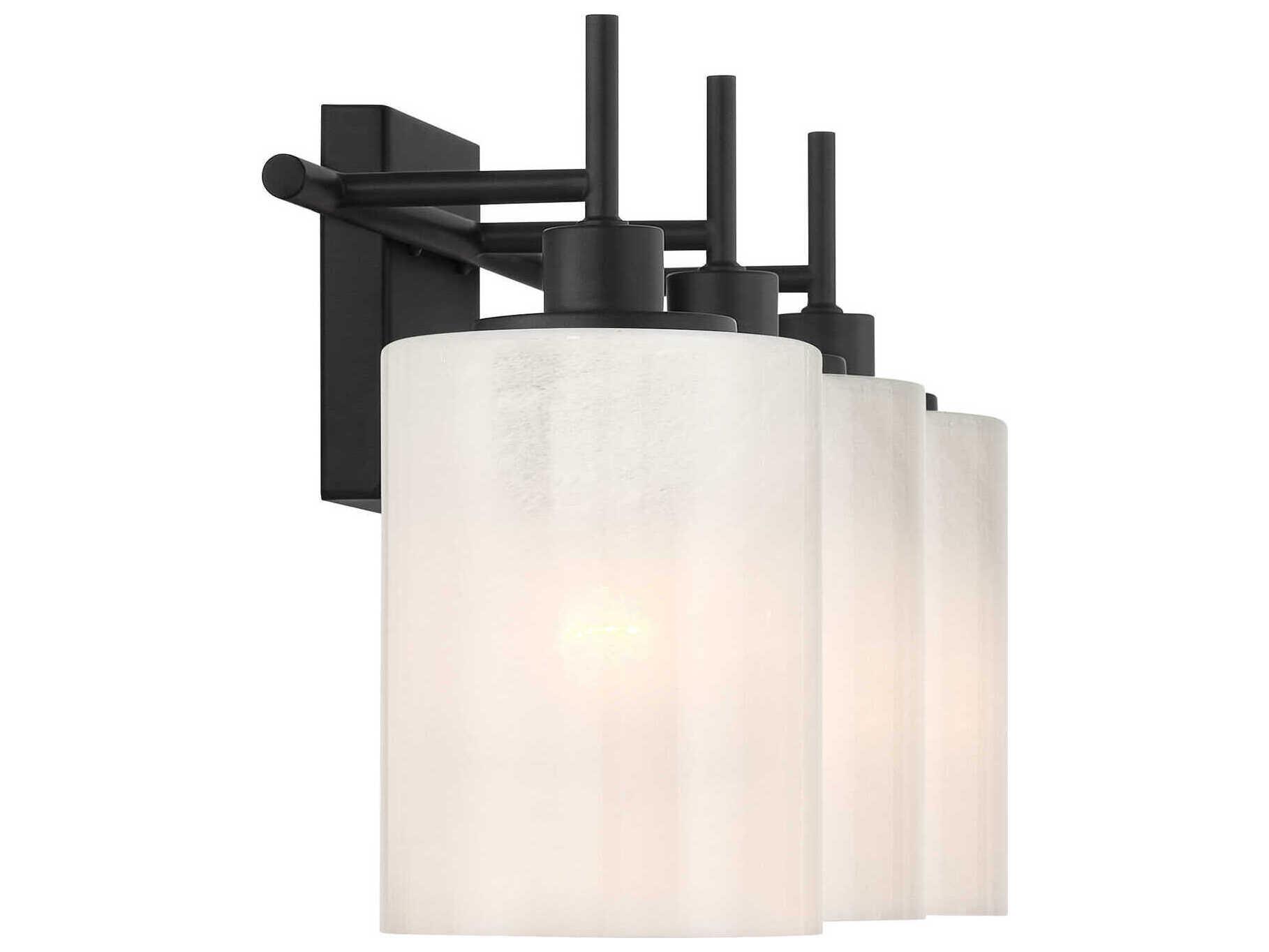 Savoy House Meridian 3-Light Matte Black Vanity Light
