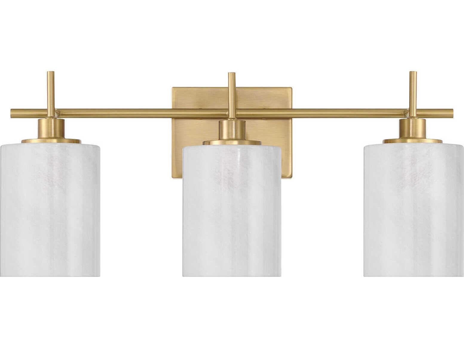 Savoy House Meridian 3-Light Natural Brass Vanity Light