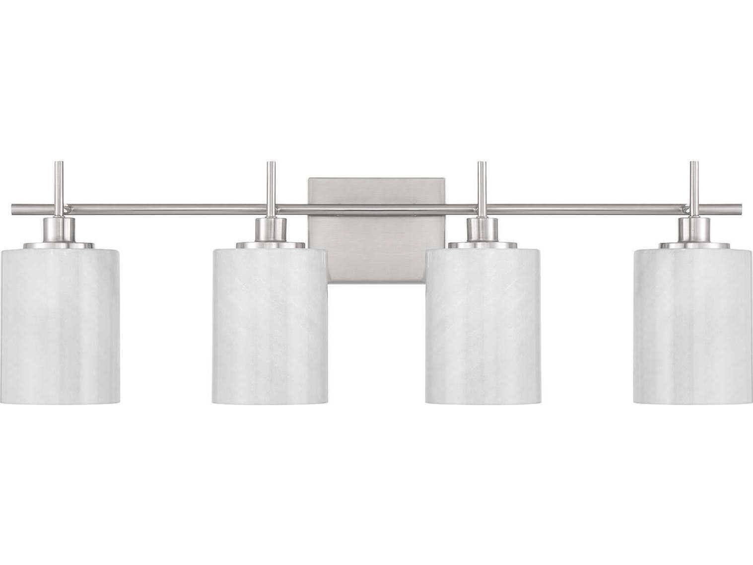Savoy House Meridian 4-Light Brushed Nickel Vanity Light
