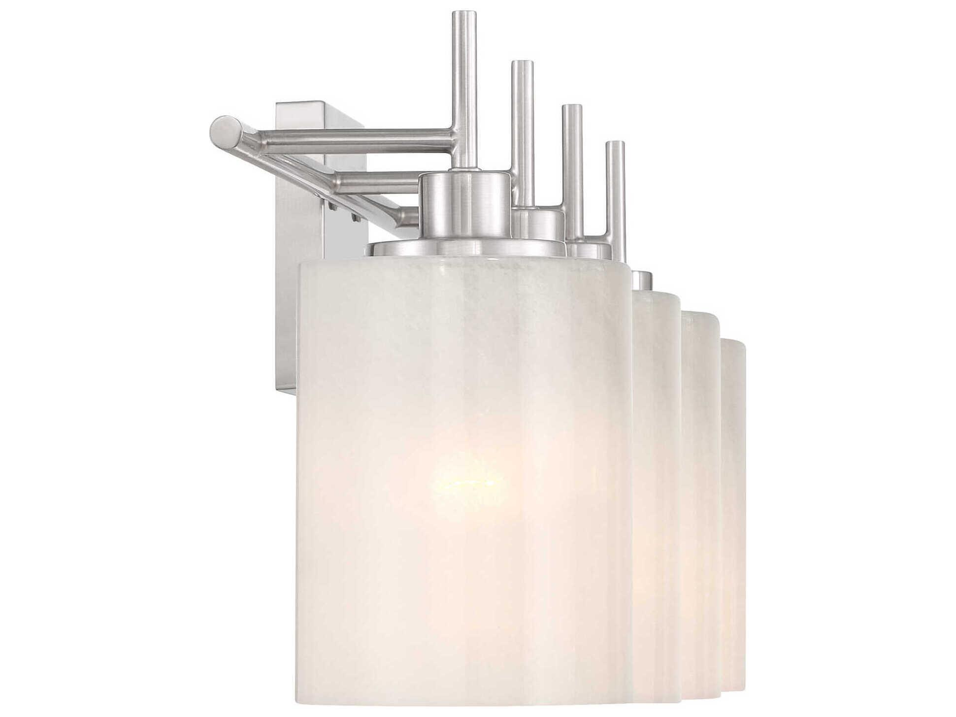 Savoy House Meridian 4-Light Brushed Nickel Vanity Light