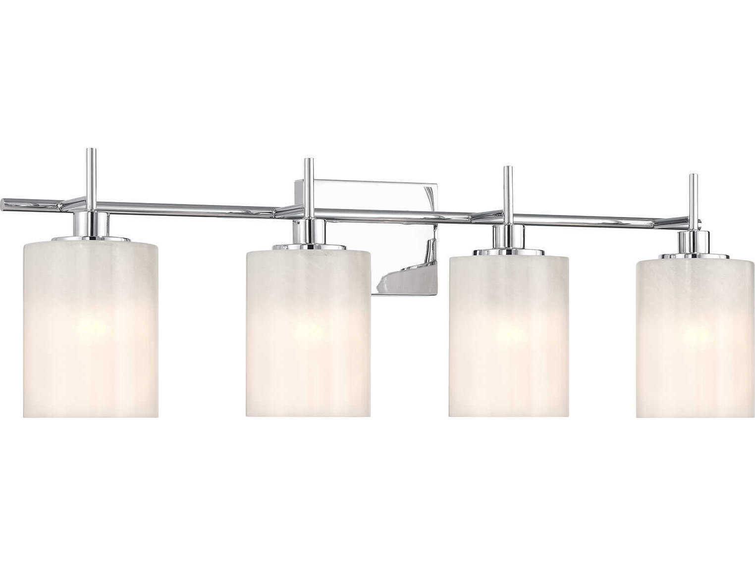 Savoy House Meridian 4-Light Chrome Vanity Light