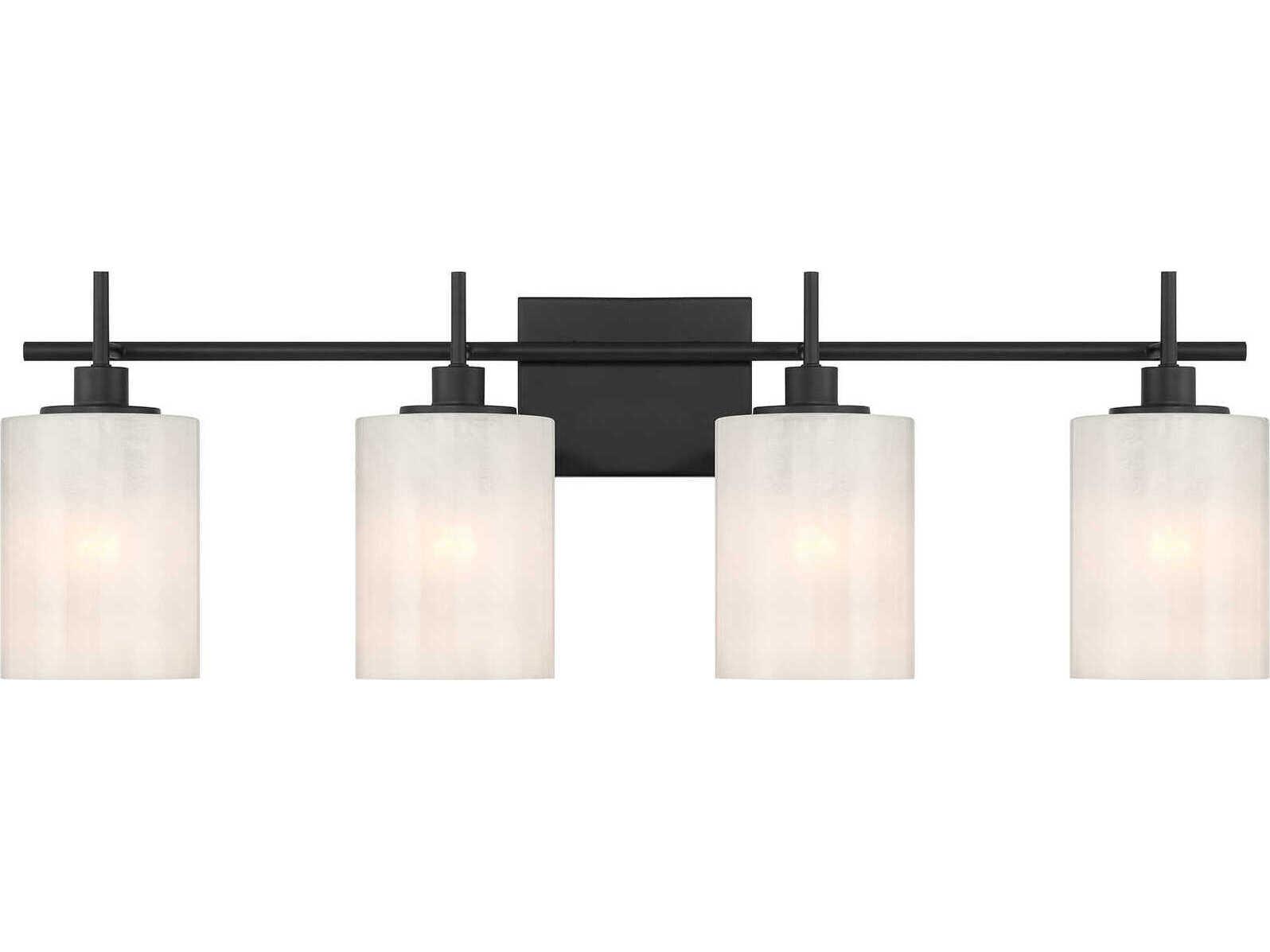 Savoy House Meridian 4-Light Matte Black Vanity Light
